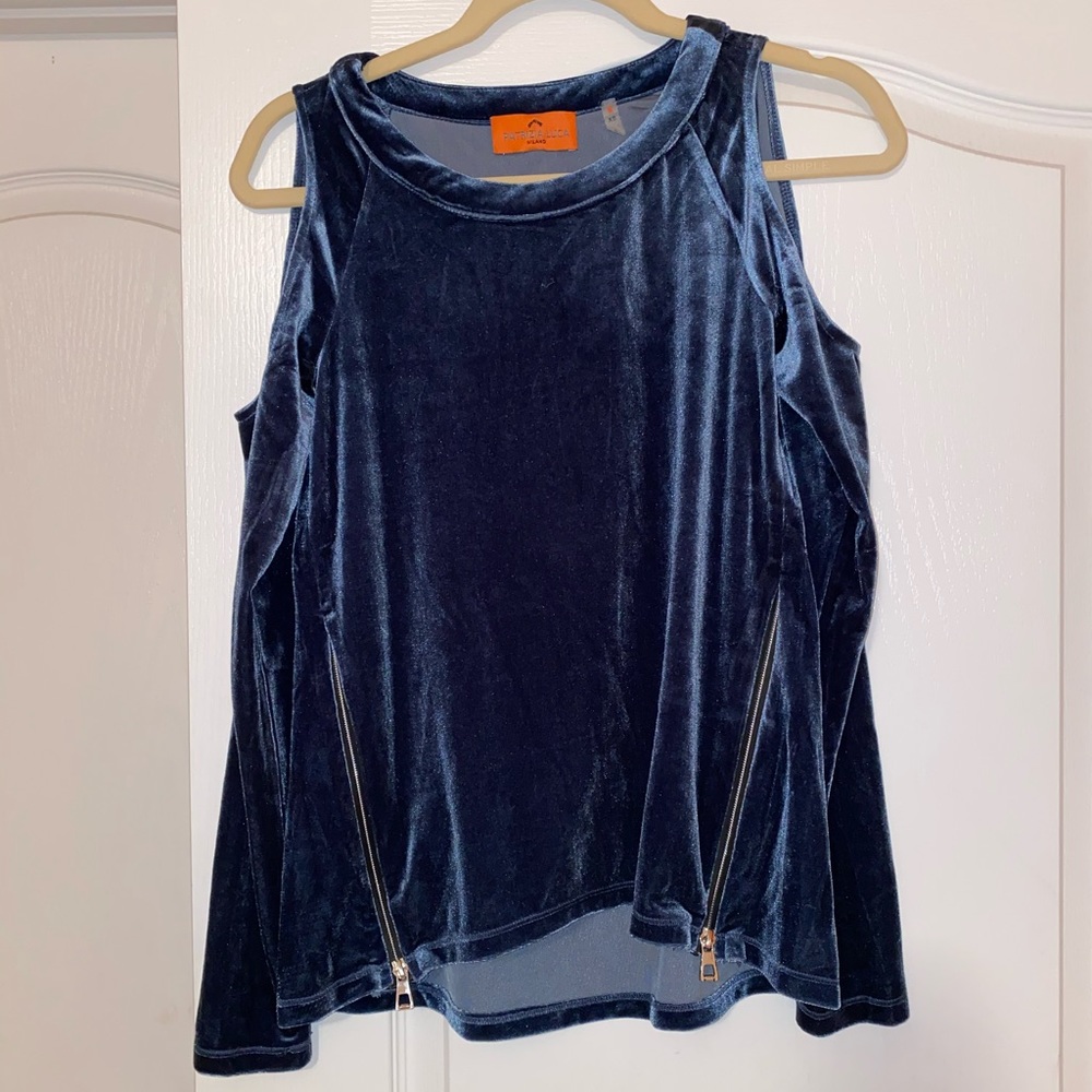 Patrizia Luca velvet top